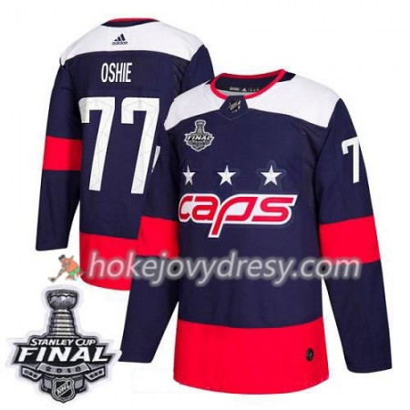 Pánské Hokejový Dres Washington Capitals T.J. Oshie 77 2018 Stanley Cup Final Patch Adidas Stadium Series Authentic